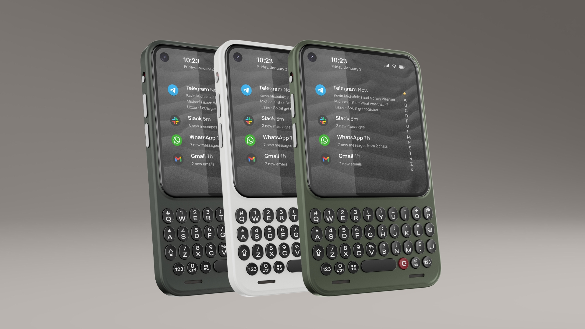 Clicks debuts its own take on the BlackBerry smartphone, plus a $79 snap-on mobile keyboard